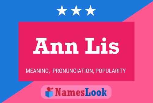 Постер имени Ann Lis