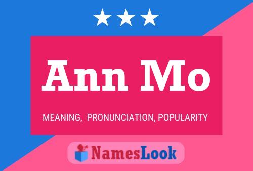 Постер имени Ann Mo