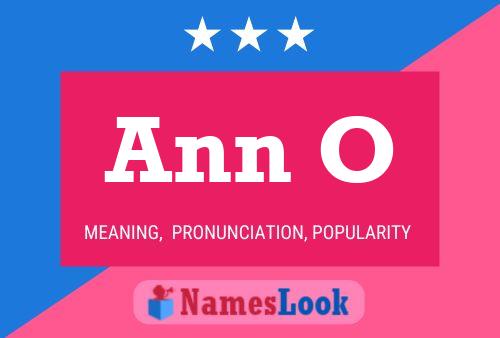 Постер имени Ann O