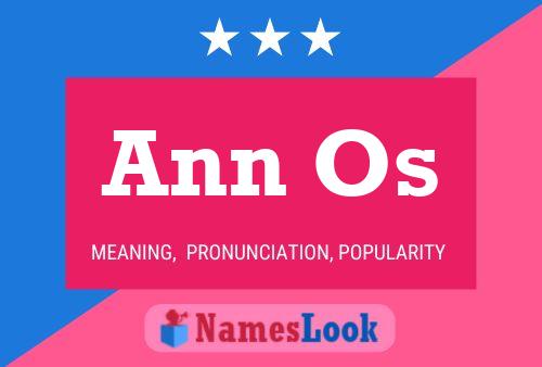 Постер имени Ann Os