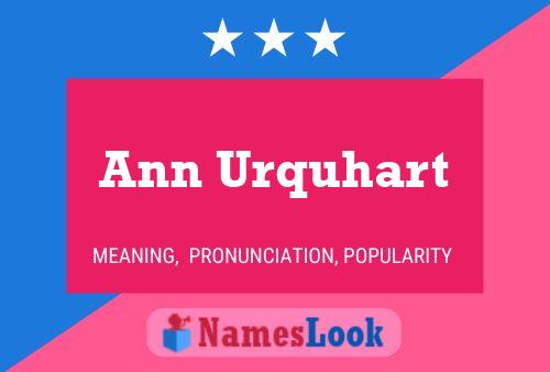 Постер имени Ann Urquhart