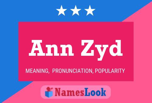 Постер имени Ann Zyd