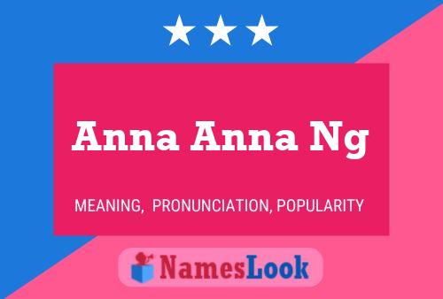 Постер имени Anna Anna Ng