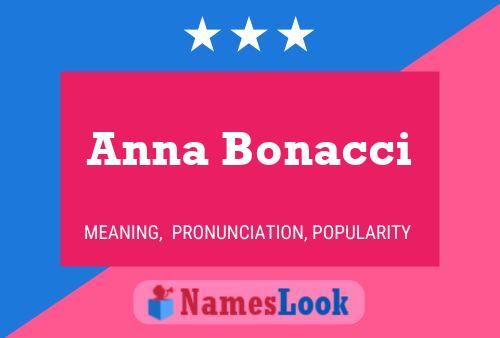 Постер имени Anna Bonacci