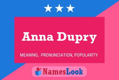 Постер имени Anna Dupry