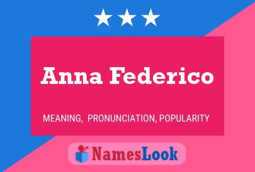 Постер имени Anna Federico