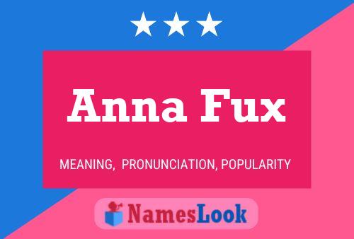 Постер имени Anna Fux