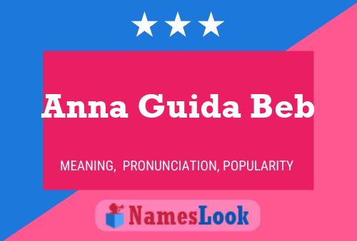 Постер имени Anna Guida Beb