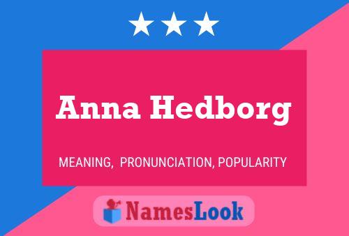 Постер имени Anna Hedborg