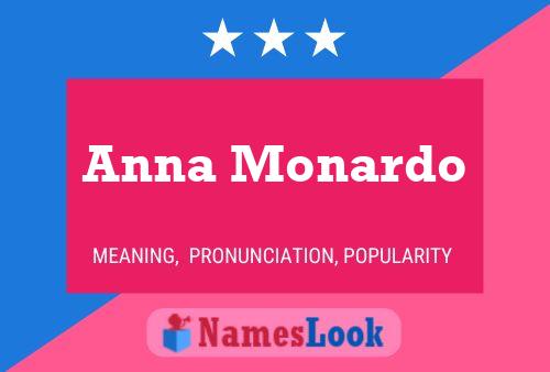 Постер имени Anna Monardo