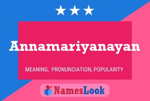 Постер имени Annamariyanayan