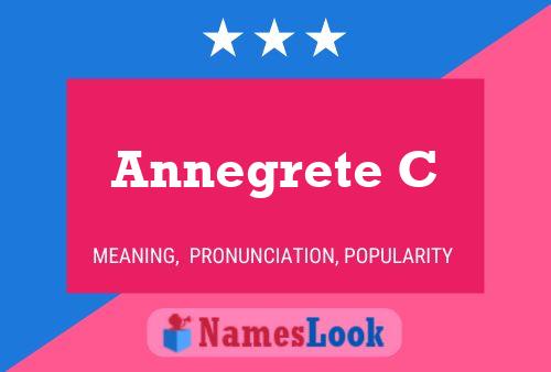 Постер имени Annegrete C