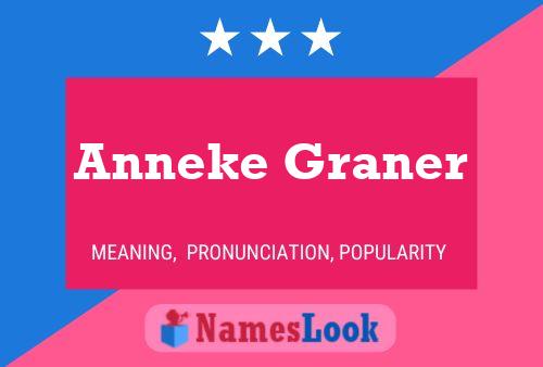 Постер имени Anneke Graner