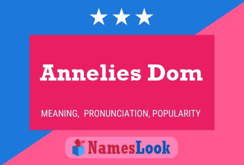 Постер имени Annelies Dom