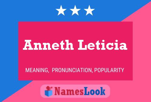 Постер имени Anneth Leticia