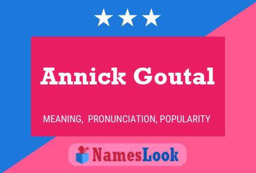 Постер имени Annick Goutal