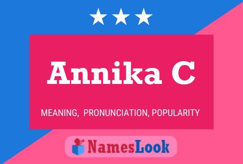 Постер имени Annika C