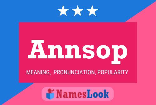 Постер имени Annsop