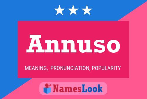 Постер имени Annuso