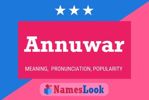 Постер имени Annuwar