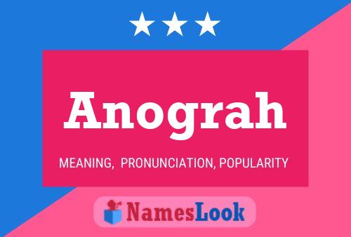 Постер имени Anograh