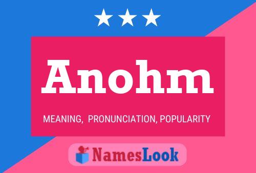 Постер имени Anohm