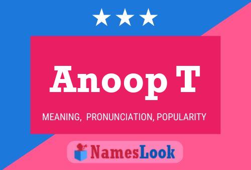 Постер имени Anoop T