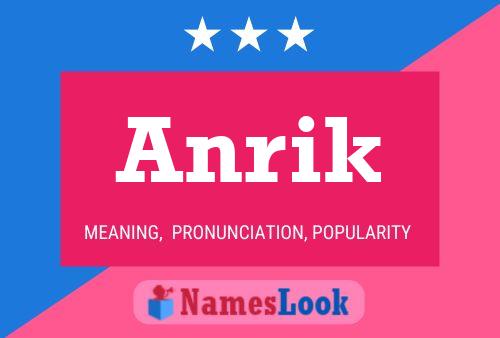 Постер имени Anrik