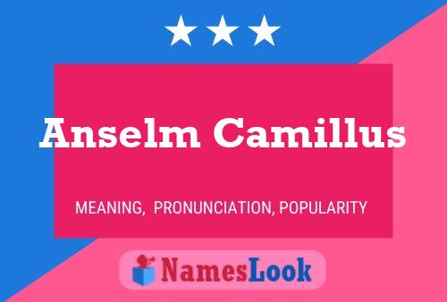 Постер имени Anselm Camillus