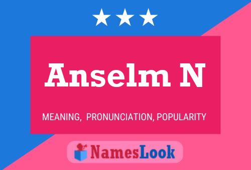 Постер имени Anselm N