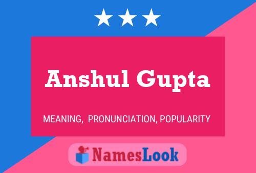 Постер имени Anshul Gupta