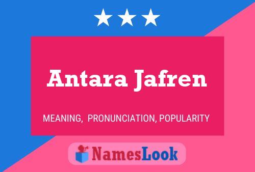 Постер имени Antara Jafren