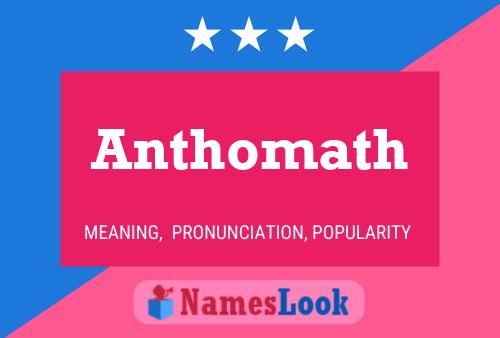 Постер имени Anthomath