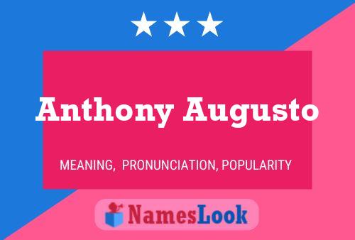 Постер имени Anthony Augusto