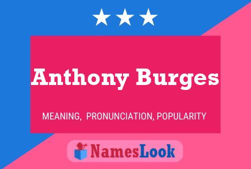 Постер имени Anthony Burges