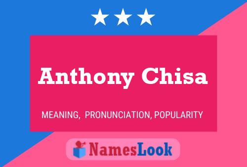 Постер имени Anthony Chisa