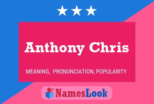 Постер имени Anthony Chris