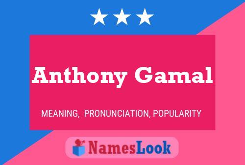 Постер имени Anthony Gamal