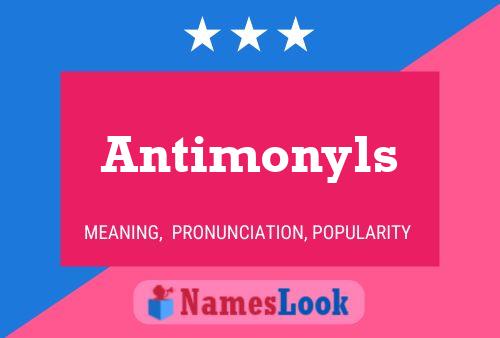 Постер имени Antimonyls