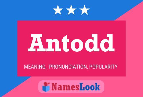 Постер имени Antodd