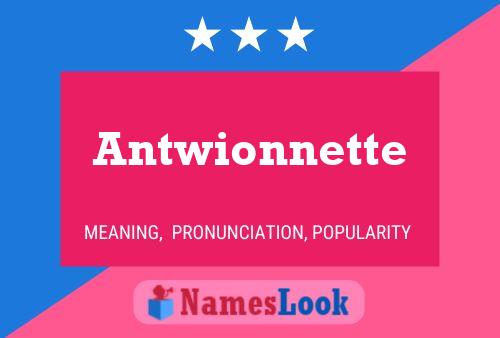 Постер имени Antwionnette