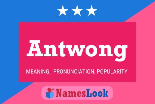 Постер имени Antwong