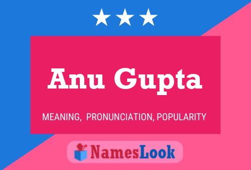 Постер имени Anu Gupta