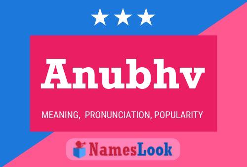 Постер имени Anubhv