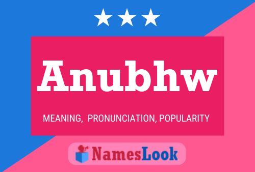 Постер имени Anubhw