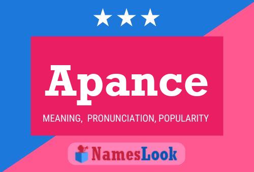 Постер имени Apance