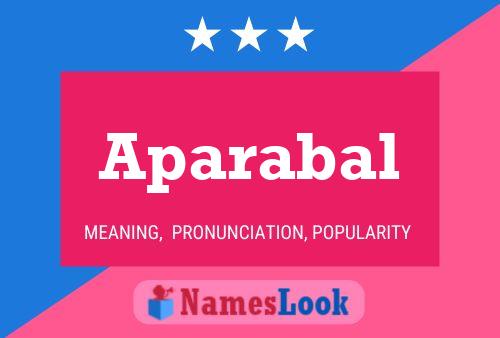 Постер имени Aparabal