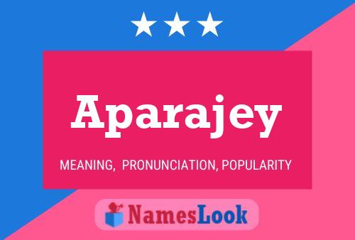 Постер имени Aparajey