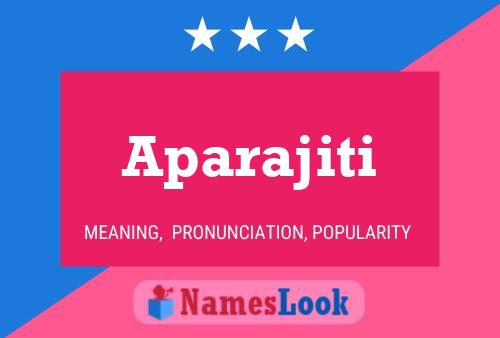 Постер имени Aparajiti