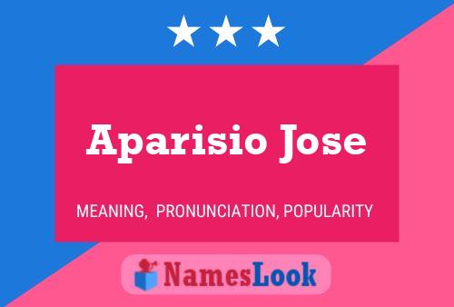 Постер имени Aparisio Jose